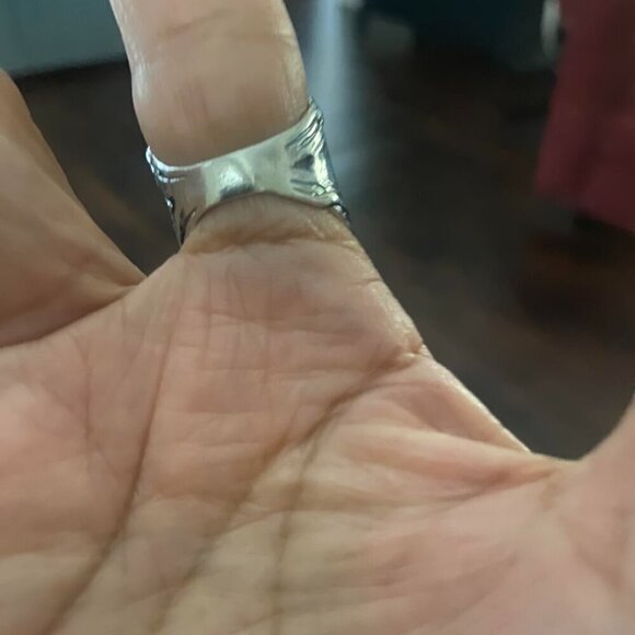 Women's 925 Sterling Silver Vintage Antique Look Artisan Handcrafted Ring - Picture 4 of 15